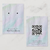 Artisan Earring Display Cards für Wasserfarbe Telefonnummerkarte (Vorne/Hinten)