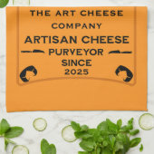 Artisan Farm Cheese Seller Geschirrtuch (Gefaltet)