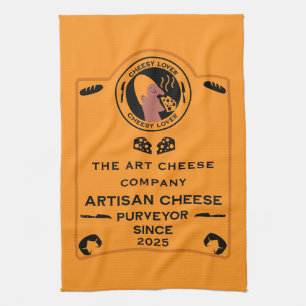 Artisan Farm Cheese Seller Geschirrtuch