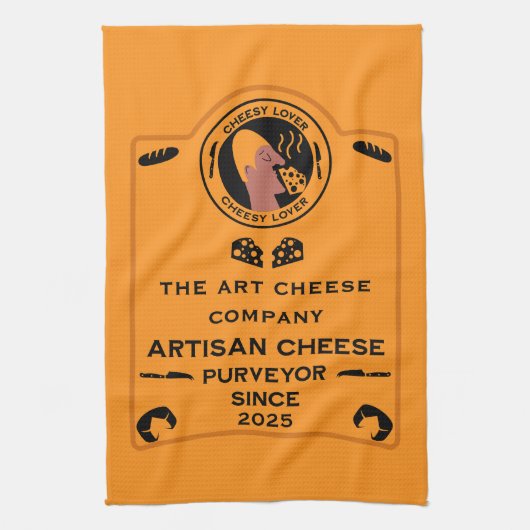 Artisan Farm Cheese Seller Geschirrtuch (Vertikal)