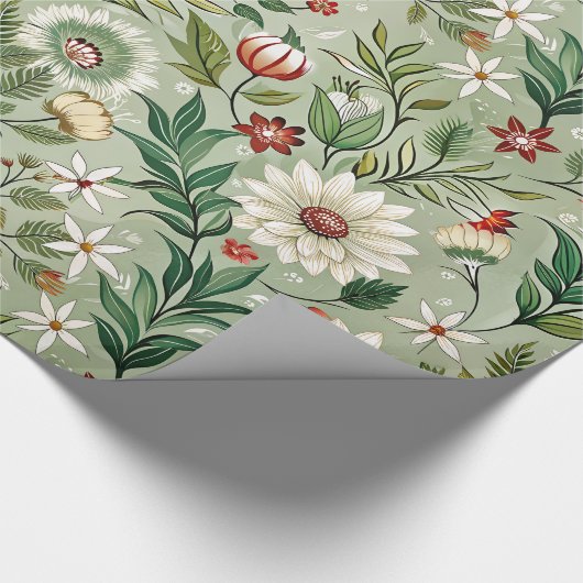 Artisan Florals Geschenkpapier (Ecke)