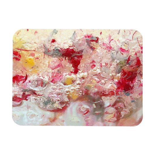 Artisan Frig Magnet, Abstrakt Art Piece Magnet (Horizontal)