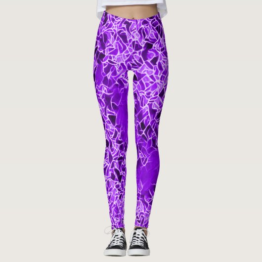 Artisan Plum Lila Electric Yoga Leggings (Vorderseite)