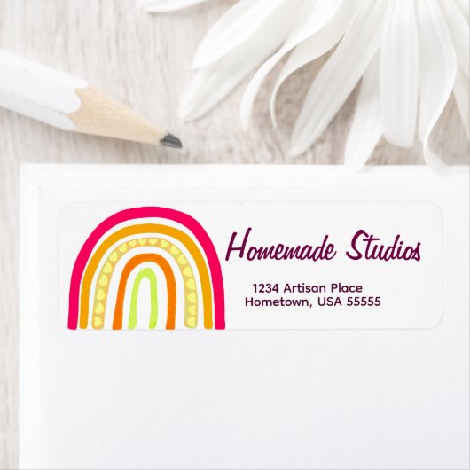 Artisan Rainbow Handmade Happiness (Insitu)