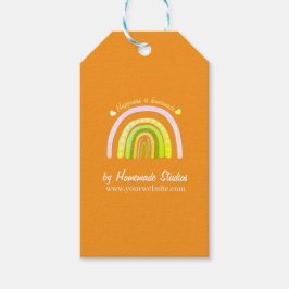 Artisan Rainbow 'Happiness is Homemade'  Geschenkanhänger