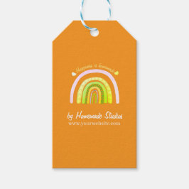 Artisan Rainbow 'Happiness is Homemade'  Geschenkanhänger