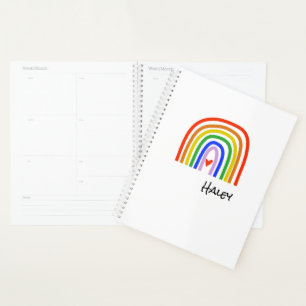 Artisan Rainbow Primary Colors White Individuelle Planer