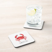 Artisan Red Crab EVENT NAME Küstengenuss Getränkeuntersetzer (Rechte Seite)
