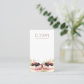 Artisan Watercolor Baker Bakery Konditorei Koch Visitenkarte (Stehend Vorderseite)