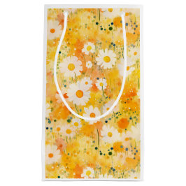 Artisan Wildblumen Yellow Orange Happy Daisies Kleine Geschenktüte