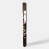 Artisan Woven Geometric Shapes Phone Case - Rustic (Rückseite / Links)