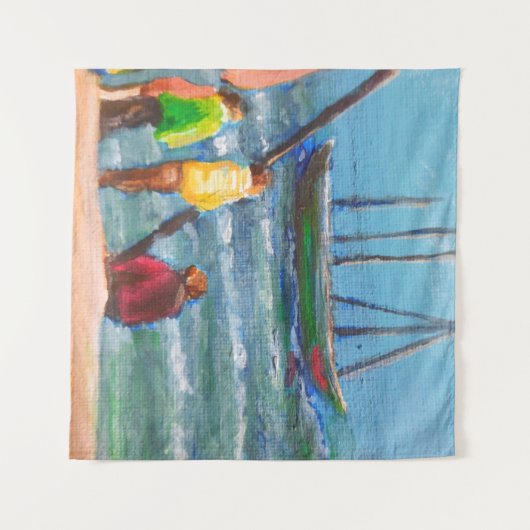 Artisanal Fishermen Wandteppich (Vorderseite (Horizontal))