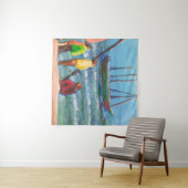 Artisanal Fishermen Wandteppich (Beispiel (Horizontal))