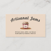Artisanal Jams & Jellies Visitenkarte (Vorderseite)