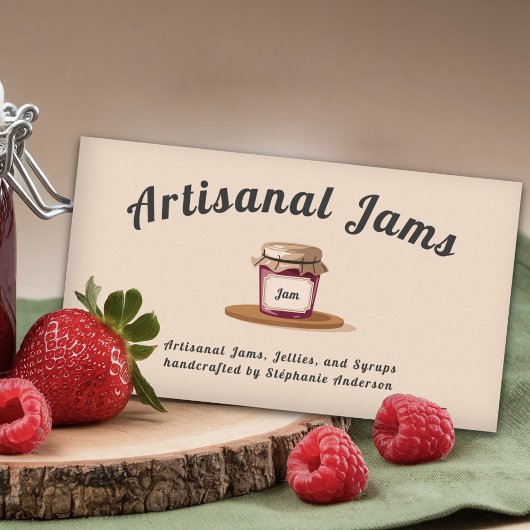 Artisanal Jams & Jellies Visitenkarte