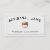 Artisanal Jams Visitenkarte (Vorderseite)