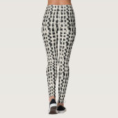 Artisanal Micro-Checkered  Leggings  (Rückseite)