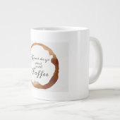 "Artisan's Brew: Specialty Coffee Tasse" Jumbo-Tasse (Vorderseite Rechts)