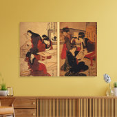 Artisans Making a Woodcut, c.1857 Leinwanddruck (Insitu (Wohnzimmer))