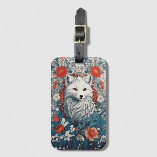 Artische Foxenwelt Gepäckanhänger (Vorderseite Vertikal)