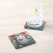 Artische Foxenwelt Getränkeuntersetzer (Rechte Seite)