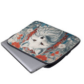 Artische Foxenwelt Laptopschutzhülle (Vorne Knopf)