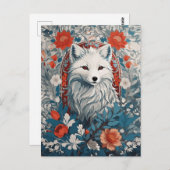 Artische Foxenwelt Postkarte (Vorne/Hinten)