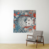 Artische Foxenwelt Wandteppich (Beispiel (Horizontal))