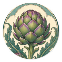 Artischocke im Jugendstil - Vintage Küchenkunst