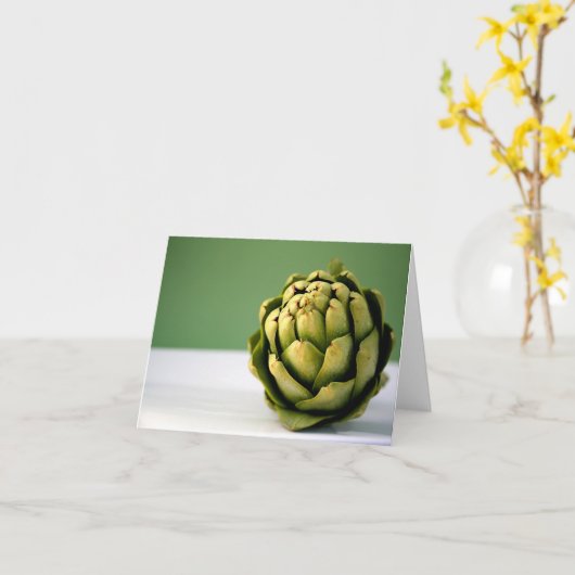 Artischocke Karte (Gelbe Blume)