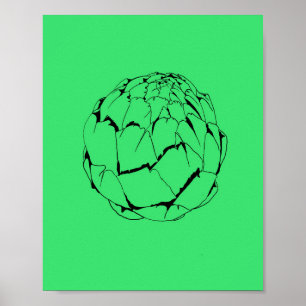 Artischocke Poster