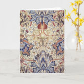 Artischocken-Entwurf durch William Morris Karte (Gelbe Blume)