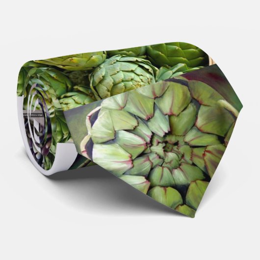 Artischocken Extraveganza Krawatte (Gerollt)