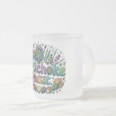 Artischocken Künstler Mattglastasse (VorderseiteRechts)