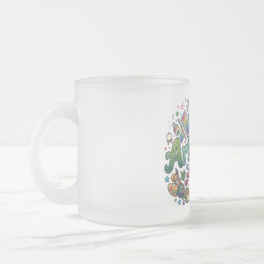 Artischocken Künstler Mattglastasse (Links)
