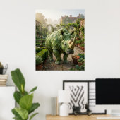 Artischocken-Nashorn Poster (Heimbüro)