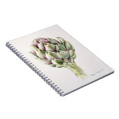 Artischocken-Studie 1993 Notizblock (Rechte Seite)