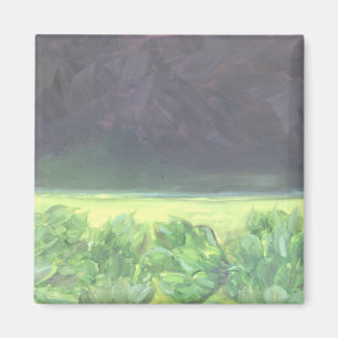 Artischockenfeld und Auberginenhimmel Magnet