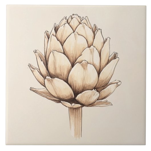 Artischockenherz  fliese (Vorderseite)