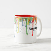 Artist Brush, Do Not Drink Zweifarbige Tasse (VorderseiteRechts)