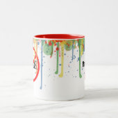 Artist Brush, Do Not Drink Zweifarbige Tasse (Mittel)