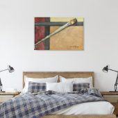 Artist Brush Leinwanddruck (Insitu (Schlafzimmer))
