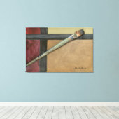 Artist Brush Leinwanddruck (Insitu (Holzboden))