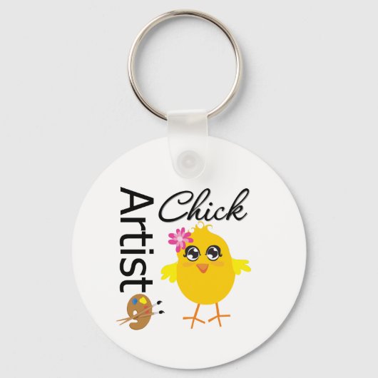 Artist Chick Schlüsselanhänger (Vorderseite)