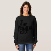 Artist   Eat Sleep Create Repeat Sweatshirt (Vorne ganz)