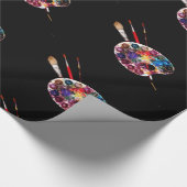 ARTIST FARBE PALETTE GESCHENKPAPIER (Ecke)