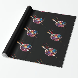 ARTIST FARBE PALETTE GESCHENKPAPIER