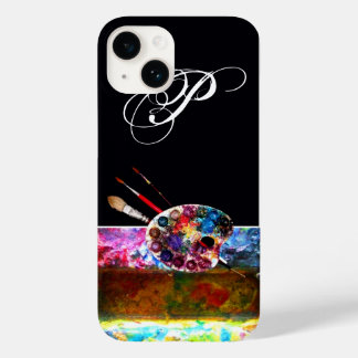 ARTIST FARBE PALETTE MONOGRAMM Black Case-Mate iPhone 14 Hülle
