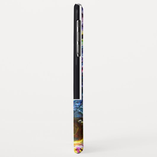 ARTIST FARBE PALETTE MONOGRAMM Black Case-Mate iPhone Hülle (Hinten/Links)