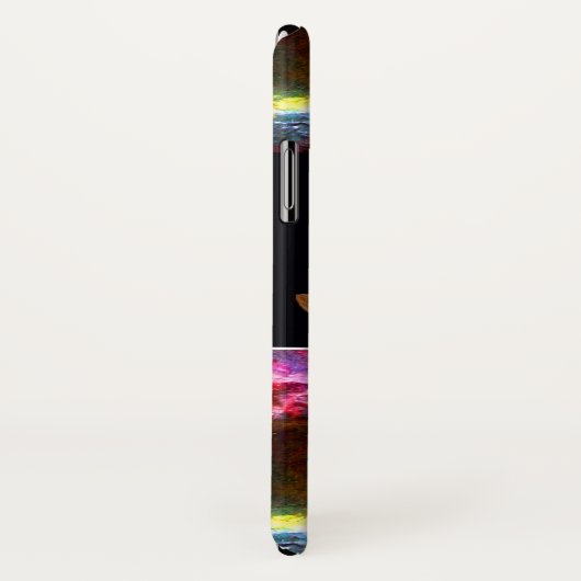 ARTIST FARBE PALETTE MONOGRAMM Black Case-Mate iPhone Hülle (Hinten/Rechts)